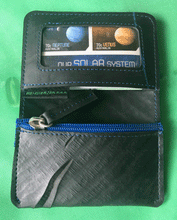 Load image into Gallery viewer, Inner Tube Card/Coin Wallet with Zipper
